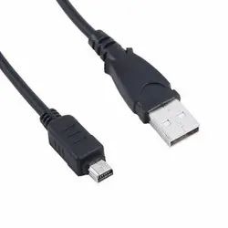 New USB DC Battery Charger + Data SYNC Cable Cord Lead For Olympus SP-800 UZ Camera