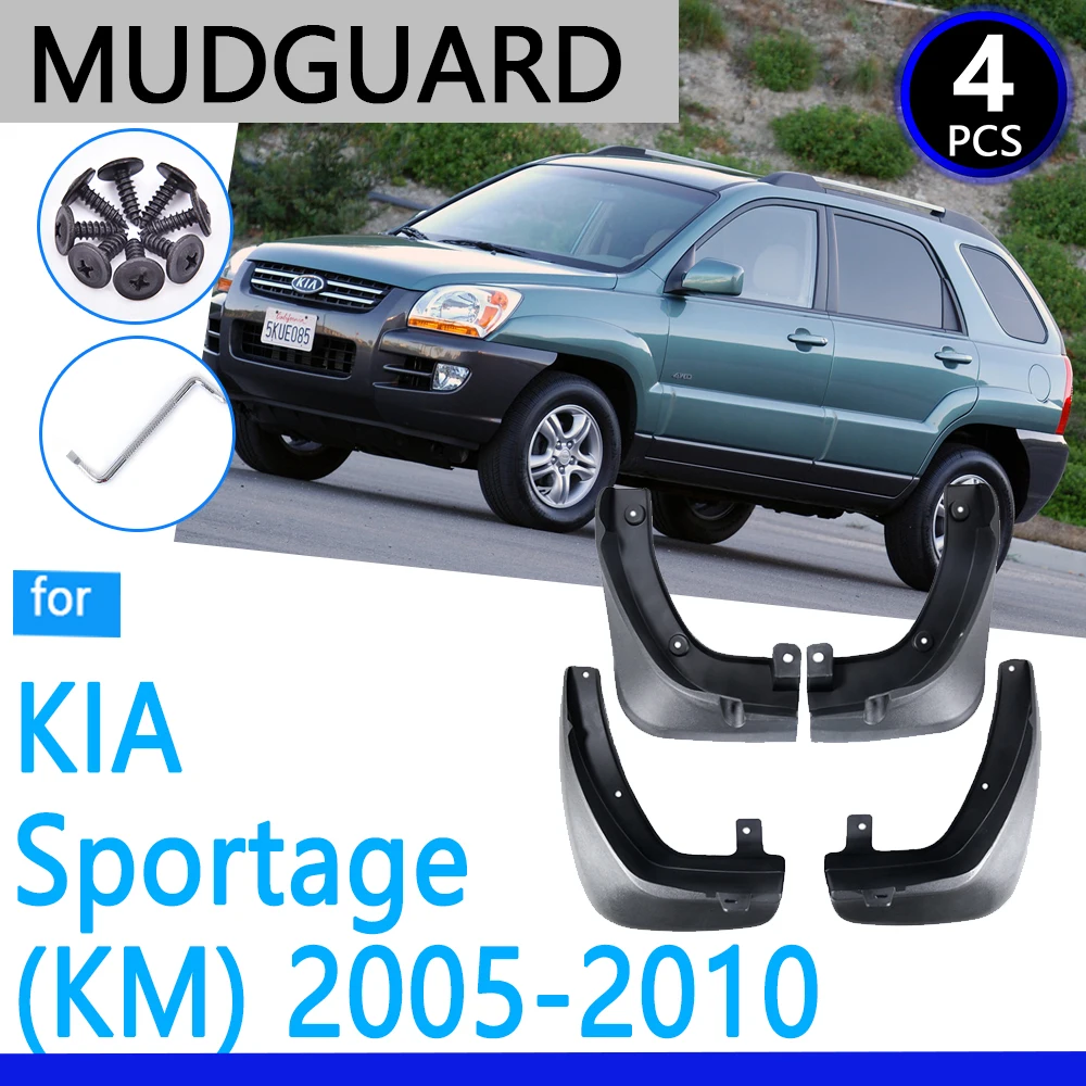 Mudguards fit for KIA Sportage KM 2005 2006 2007 2008 2009 2010 Car Accessories Mudflap Fender Auto Replacement Parts