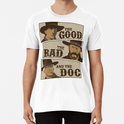 The Good , The Bad , And The Doc T Shirt Back To The Future Marty Doc Doc Brown Emmett Brown Biff Tannen Mad Dog