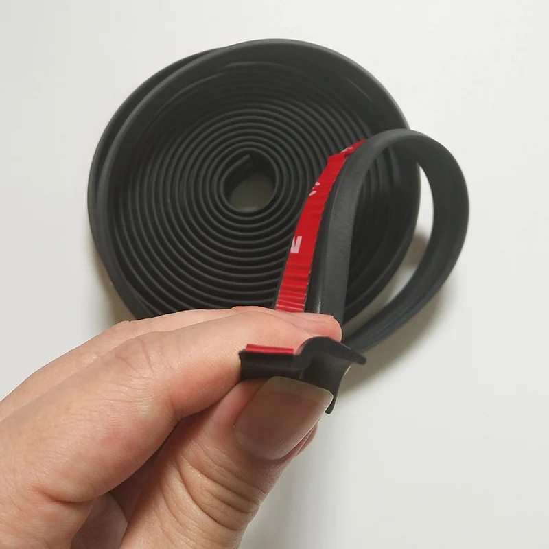 Car Door Seal Type Z Noise Insulation Weatherstrip Car Sealing Rubber Strip Trim Auto Rubber Seals