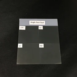 0/45/90/135 degree Polarizing film angle test tool for LCD/LED screen  Blank screen Screen repair tool