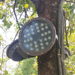 Colorful LED Lawn Lamp Outdoor Waterproof Rainproof Light Ground Lamp Tree Projection Lights Courtyard Landscape Lamps Garden