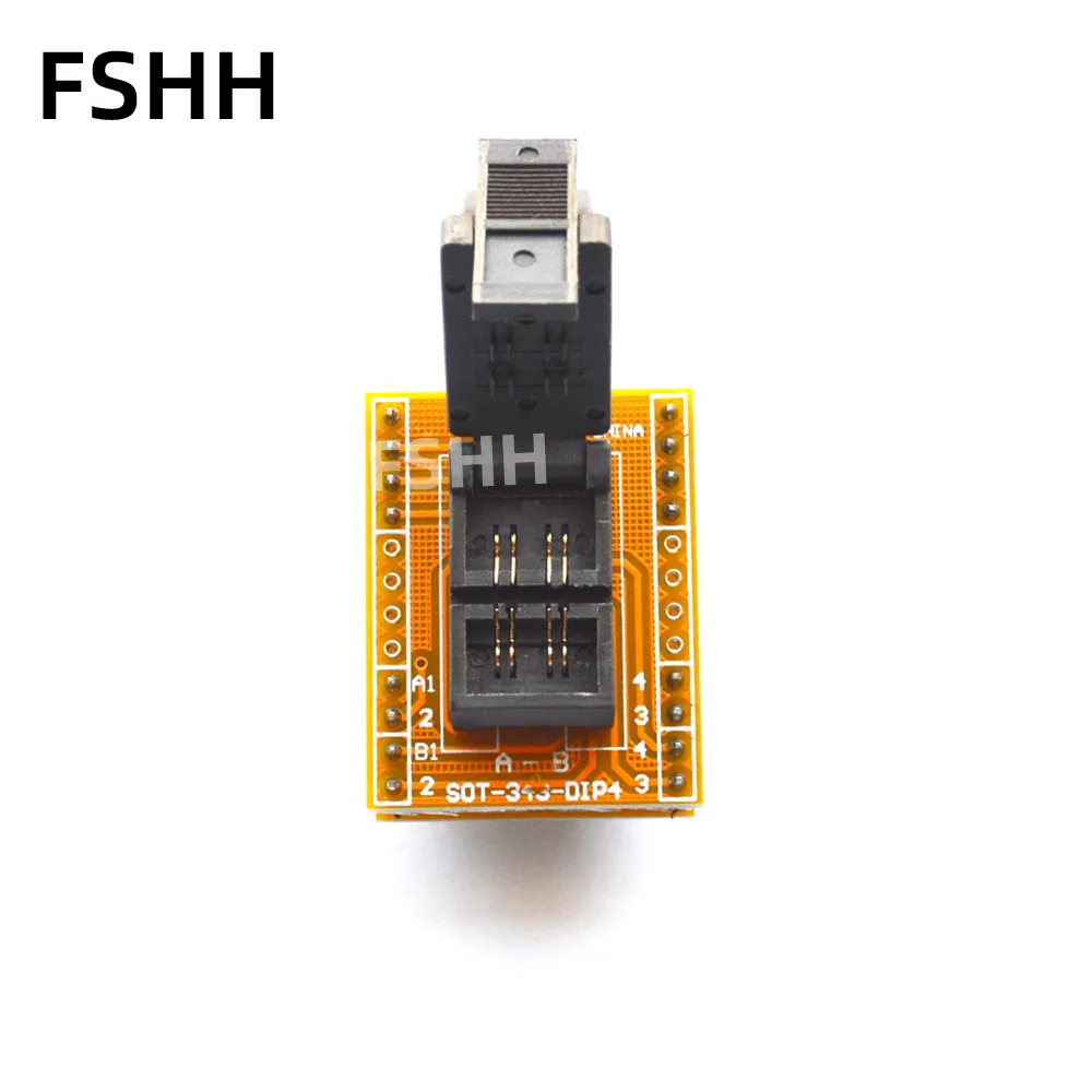 FSHH SOT-343 to DIP4 프로그래머 어댑터 sot343, pcb 테스트 소켓 포함