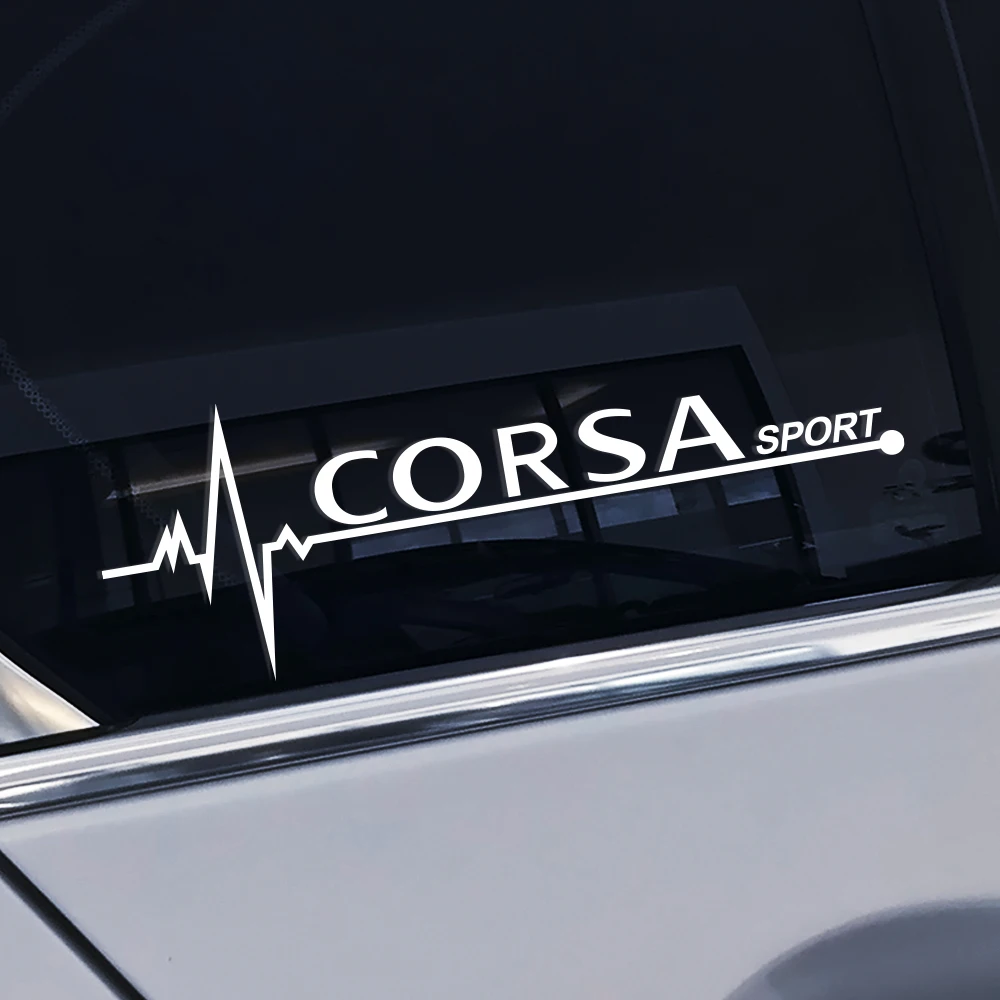 2PCS Car Stickers Side Window Trim Decals For Opel OPC Astra J H G K Insignia Corsa D B E Mokka Vectra B Auto Decor Accessories