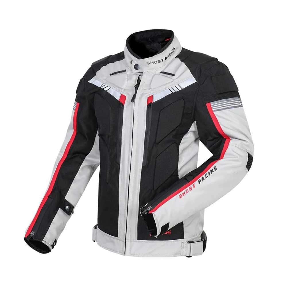 

Men‘s Motorcycle Jackets Motocross Riding Jacket with Armor Motorbike Protective Pads Gear Waterproof 600D Oxford Racing Jacket