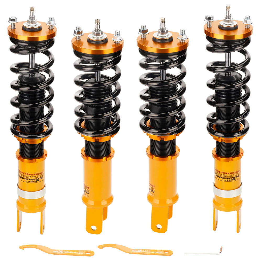 maXpeedingrods Adjustable Coilovers For Honda S2000 2.0 AP1 AP2 2000-2009 Shock Absorbers Coilover Suspension Spring Shock Strut