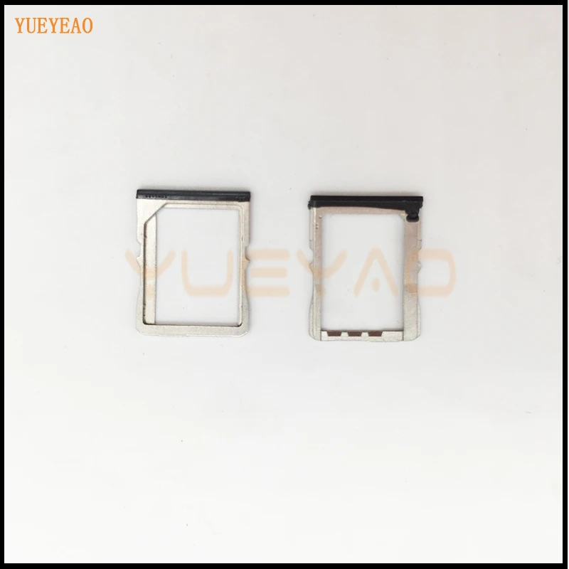 Yueyao bandeja de cartão sim para htc one m7 801e bandeja de cartão sim slot titular peças de reposição branco preto
