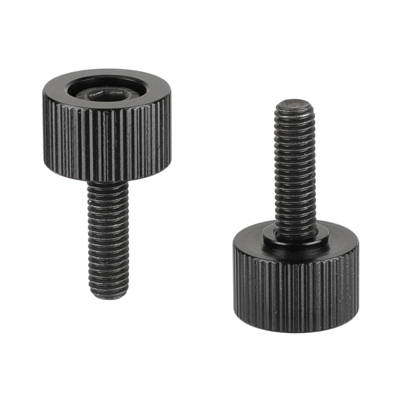 HDRIG Black M5*15.7mm Hexagon Cup Head Thread Screw For Manfrotto Quick Release Plate (A Packet Of 2 Pieces)