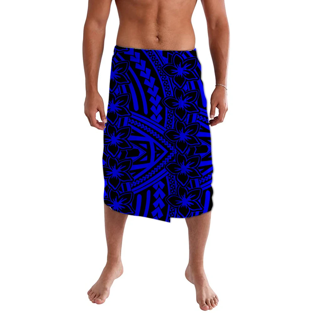 Lavalava Polynesian Print Fabrics Aboriginal Skirt Customize With Logo Indigenous  Painting Art Cozy Men Half Skirt ie faitaga