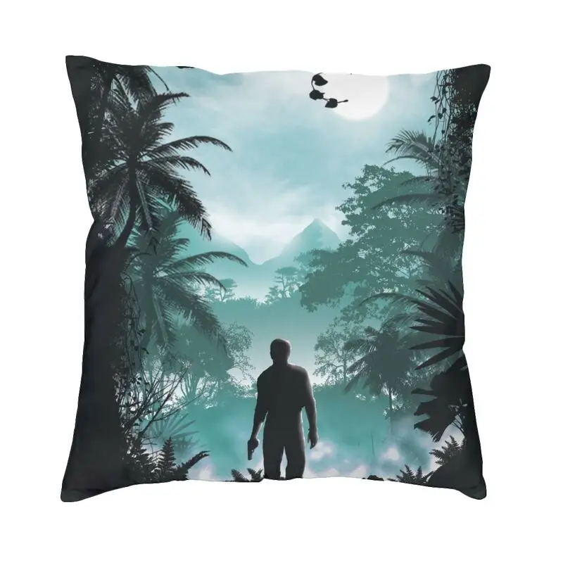 Uncharted Nathan Drake Pillow Cover Home Decor 3D Double Side Printing Play Gaming Action Adventure Cushion Cover For Car