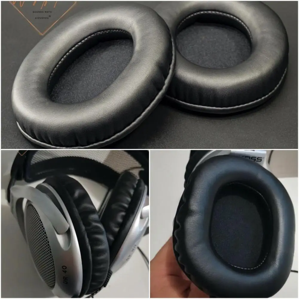 Oval Ellipse Egg Shape Soft Leather Ear Pads Foam Cushion EarMuff For Koss UR40 Headphone Perfect Quality, Not Cheap Version