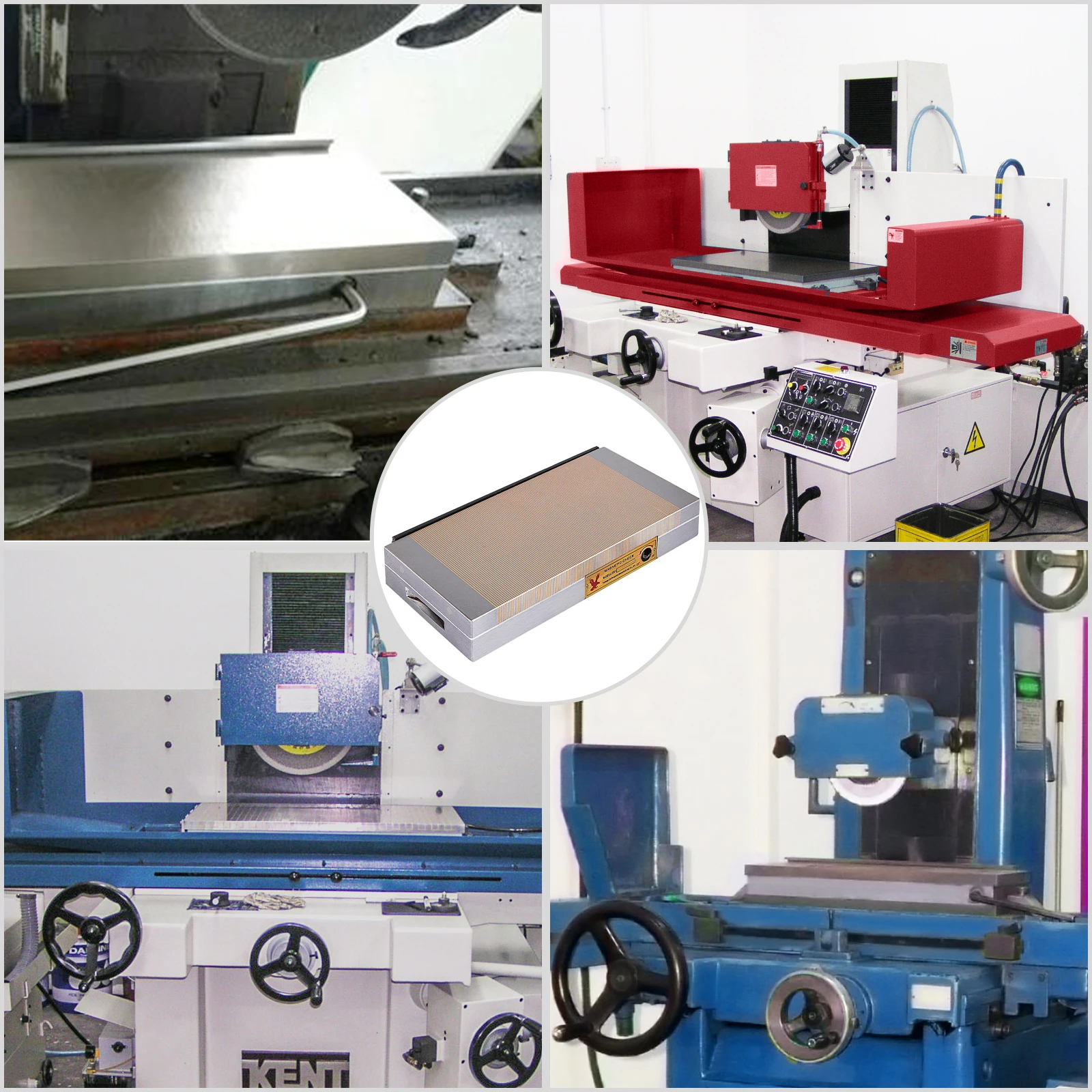 VEVOR 30X15CM Permanent Magnetic Chuck 2250KG Surface grinder Fine Pole Magnetic Chuck N45 Magnet CNC EDM Grinding Machine Tool