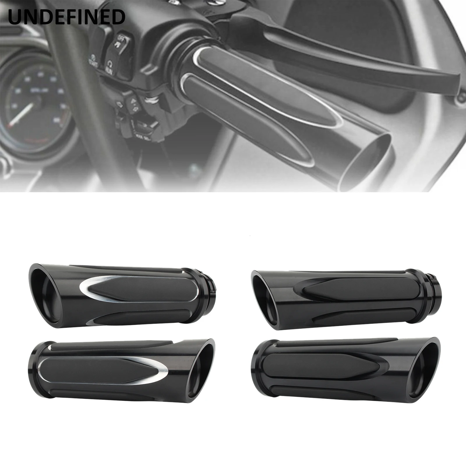 25mm Motorcycle Handle Grips CNC Soft Touch Comfort Handlebar Grip For Harley Touring Sportster 883 1200 XL Dyna Softail VRSC