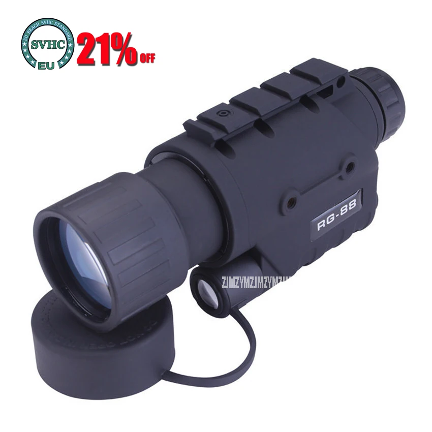 RG88-5X Infrared Digital Night Vision Telescope Military Tactical Monocular Long Range Vision Monocular Telescope For Hunting