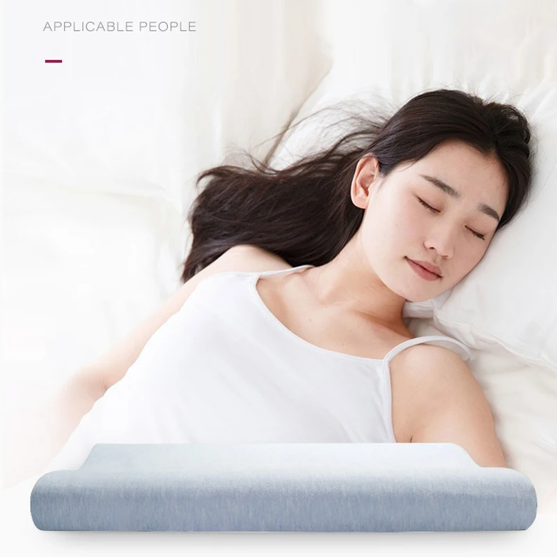 Memory Foam Low Soft Pillow Neck Spine Protection Thin Pillow for Children Teenager Adult Pregnant Health Care Pillow