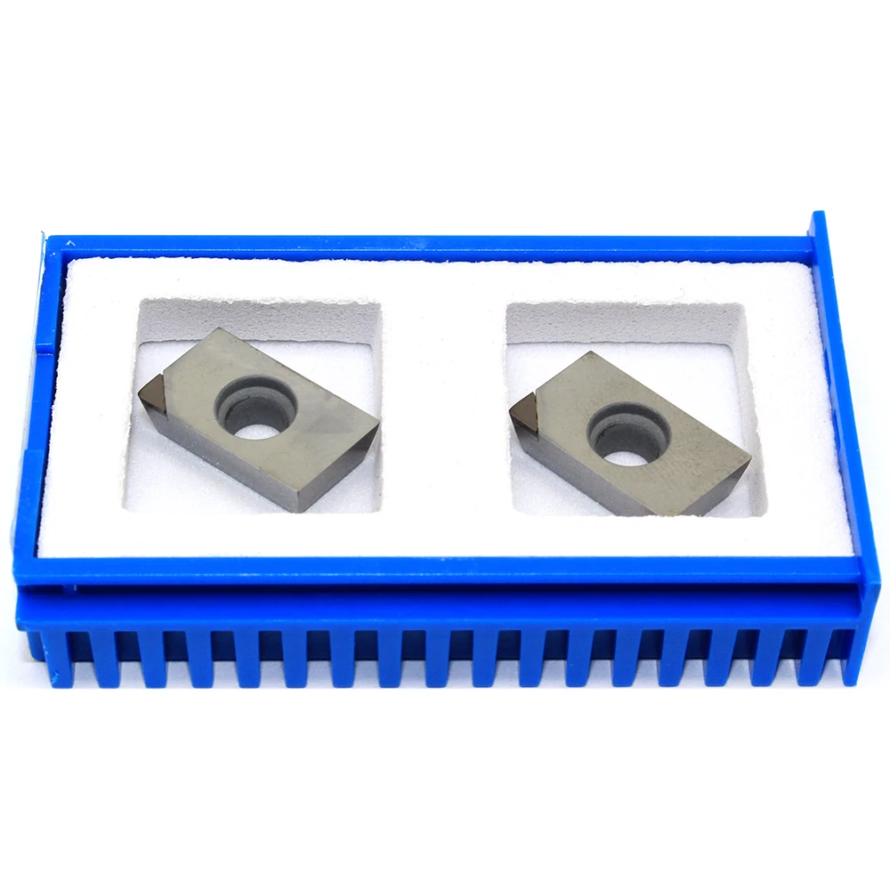 2 قطعة APKT1604 PCD CBN الماس إدراج الطحن تحول أداة APKT 1604 طحن إدراج CNC مخرطة القاطع أدوات تحول إدراج