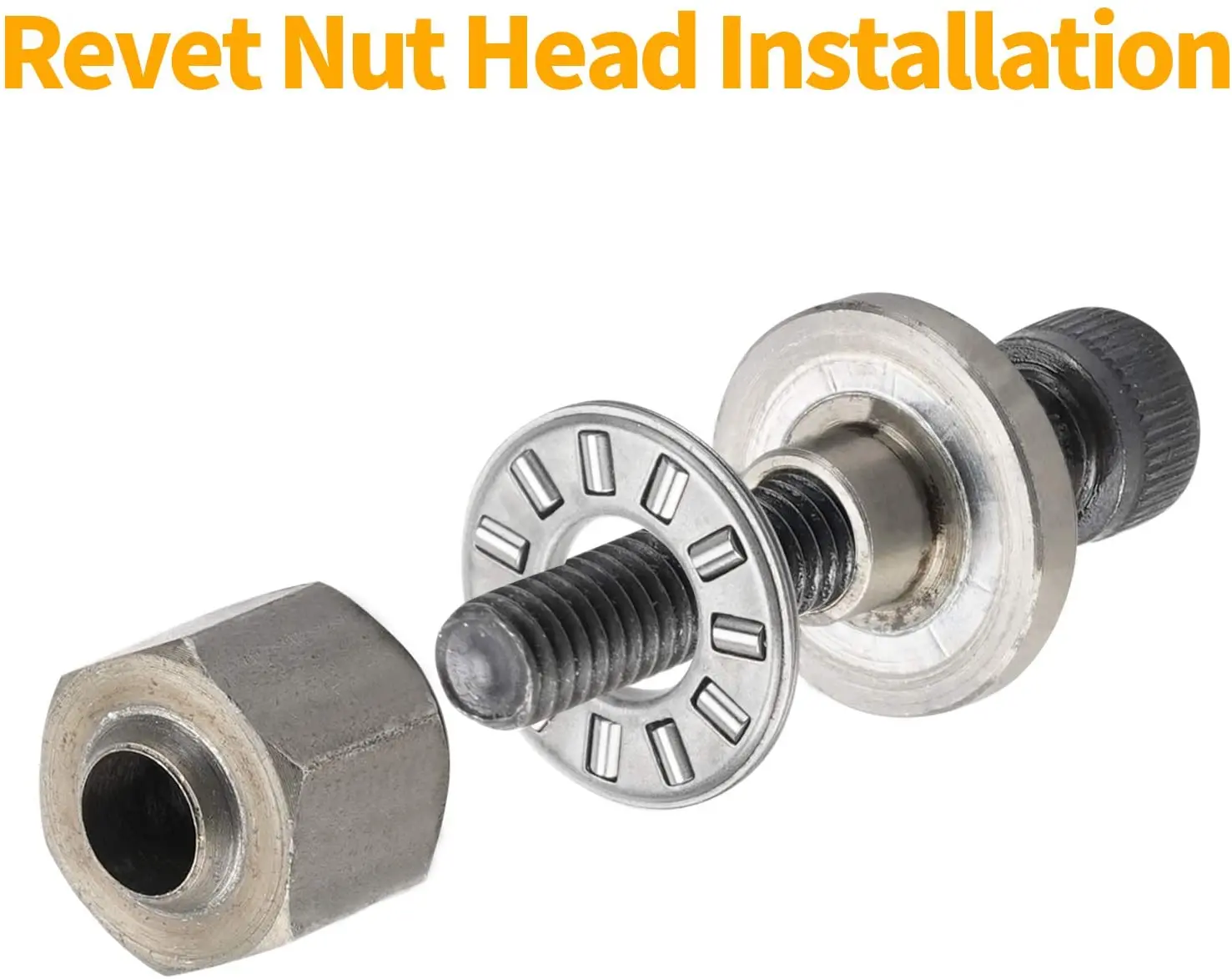 5pls/Bộ Tay Đinh Tán Hạt Đầu Công Cụ Hạt Bằng Tay Riveter Rivnut Dụng Cụ Cho Các Loại Hạt M3 M4 M5 M6 M8