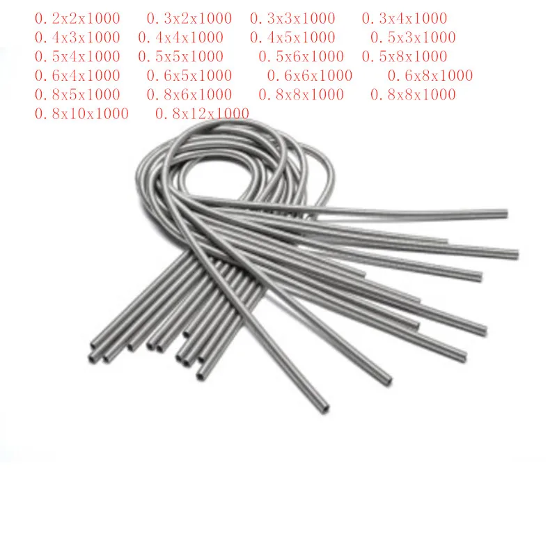 

1pc 0.2mm 0.3mm 0.4mm 0.5mm 0.6mm 0.8mm Stainless Steel Super Long Tension Spring Extension Spring Wire Diameter Length1000mm