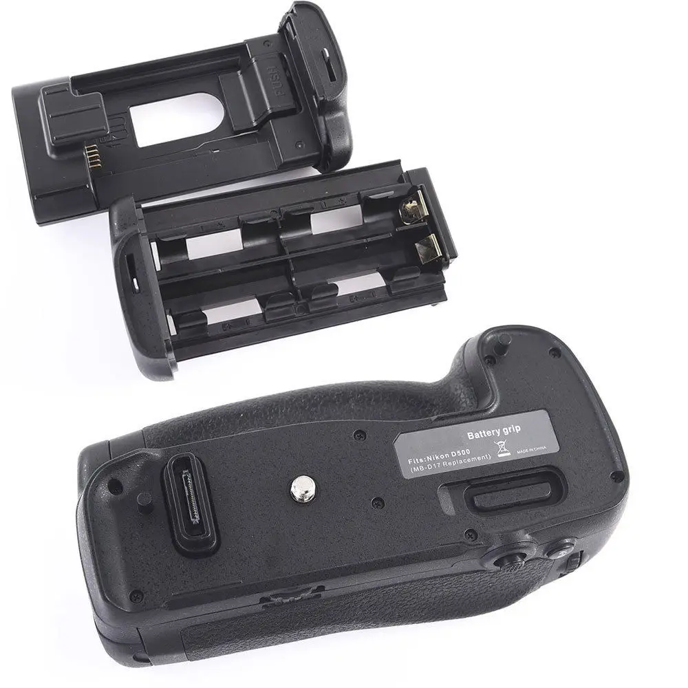 Jintu Vertical Battery Grip holder + Decode ENEL15 battery Kit Set For Nikon D500 DSLR Camera as  MB-D17 Hold