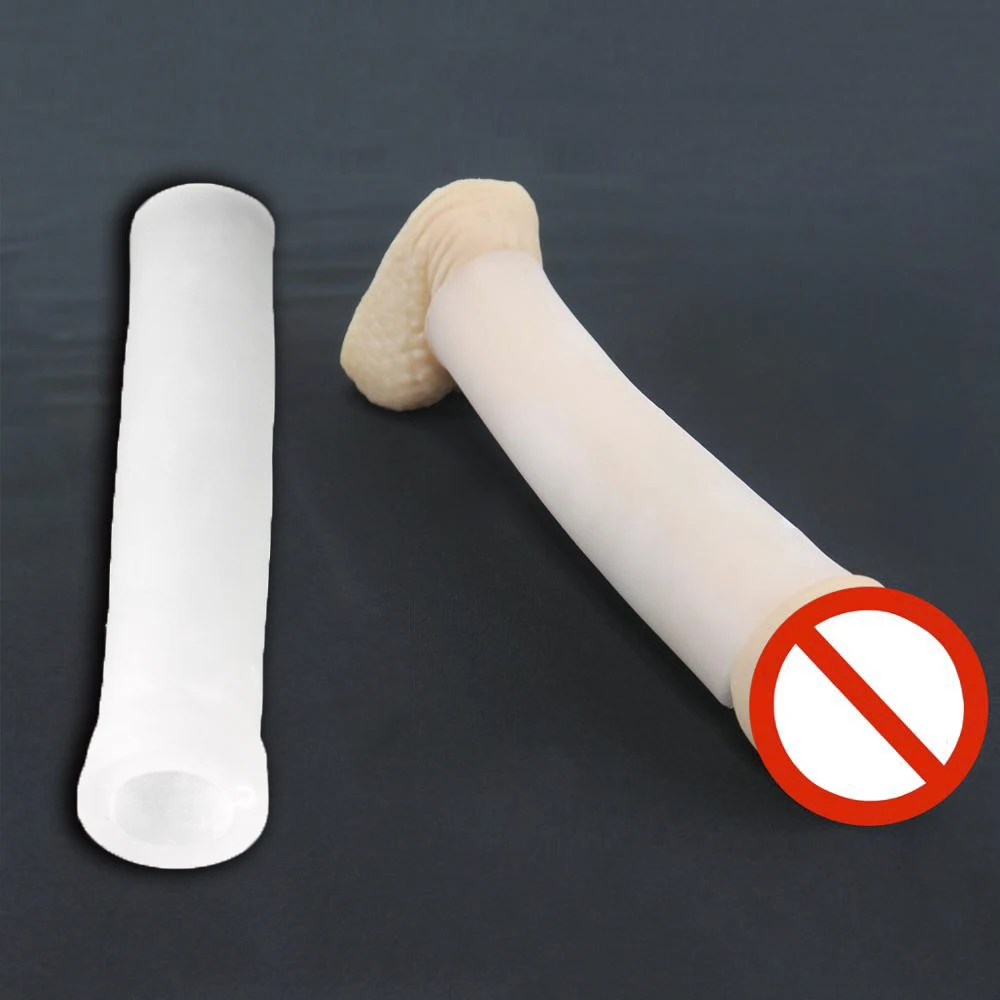 Silicone Penis Pump Replacement Sleeve ,Silicone Glans Protector Cap for Penis Enlargement extender