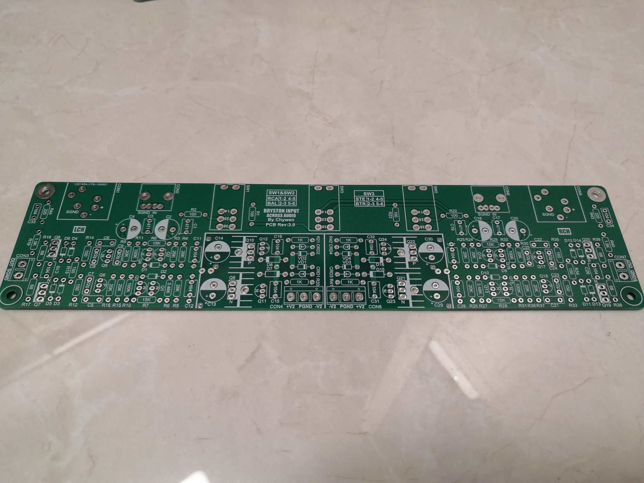 Bryston 28B SST2 BRYSTONPower Amplifier Circuit Board PC Blank Panel