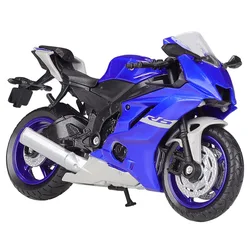 Welly 1:18 YAMAHA 2020 YZF R6 Motorcycle Models Alloy Model Motor Bike Miniature Race Toy For Gift Collection