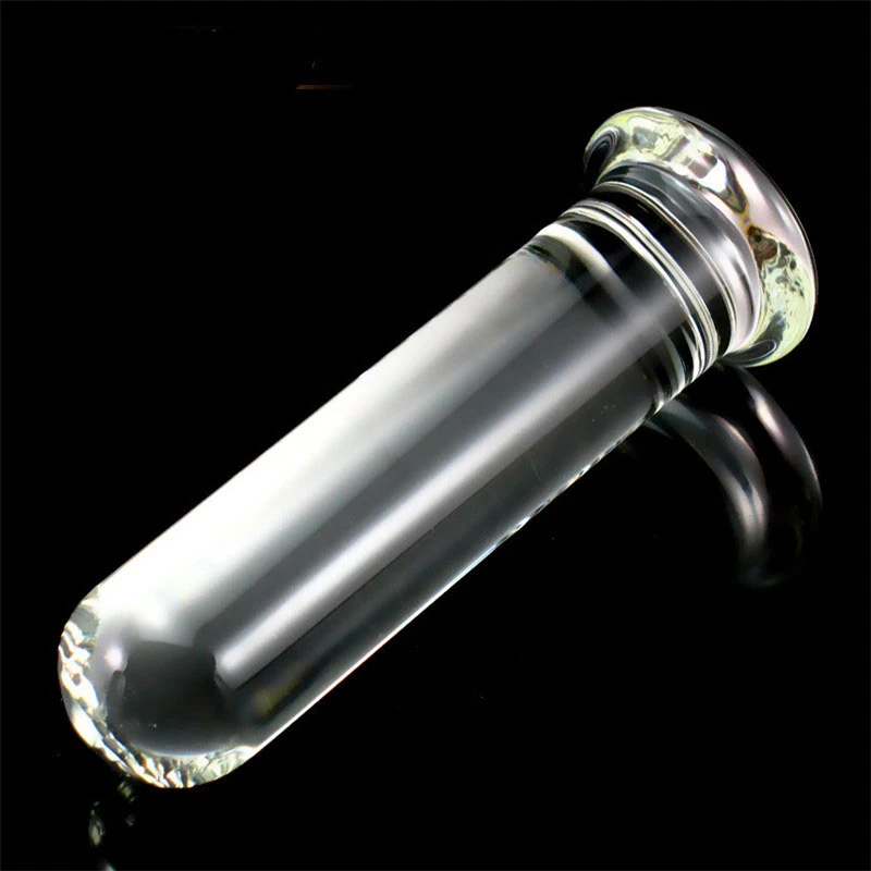 Glass Dildo Huge Butt Plugs Crystal Dildos Large Anal Plug Pillar Vaginal Plug Sex Toys For Woman Anus Dilation Vagina Expansion