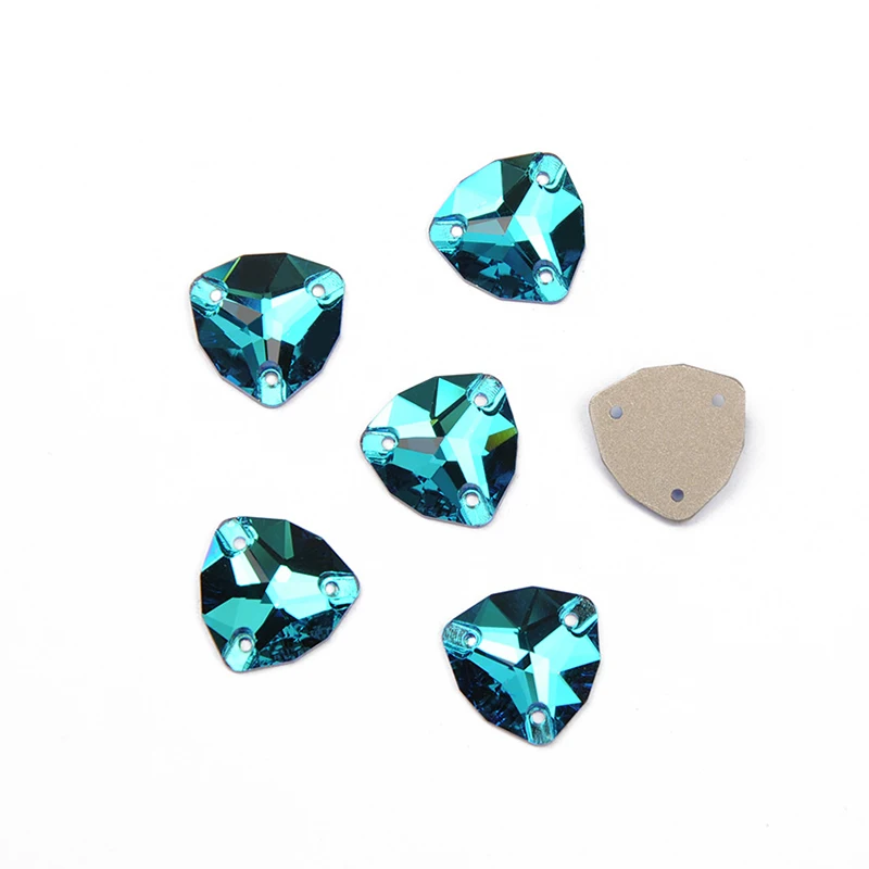 YANRUO 3272 Fat Triangle Alle Farben Aufnähsteine Glas Kristall Strasssteine AAAAAA Qualität Nähsteine für Kleidung, Kleider, Schuhe – Detail 21