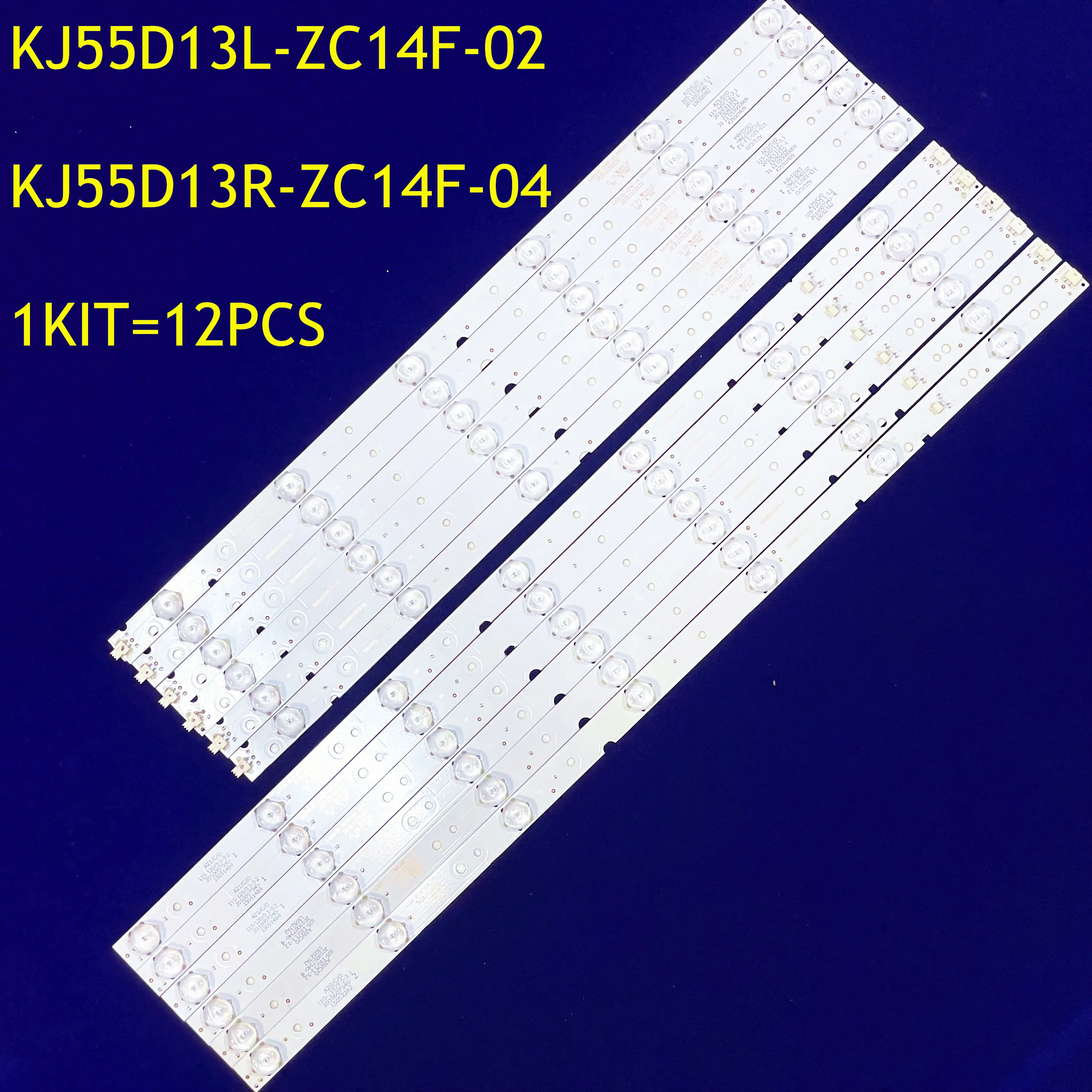 

LED Strip 13lamp For 55" TV E555BV-FMQR LE55H KJ55D13L-ZC14F-02 KJ55D13R-ZC14F-04 303KJ550041 aktv5514 LT5898D 55A810 LTA550HQ20