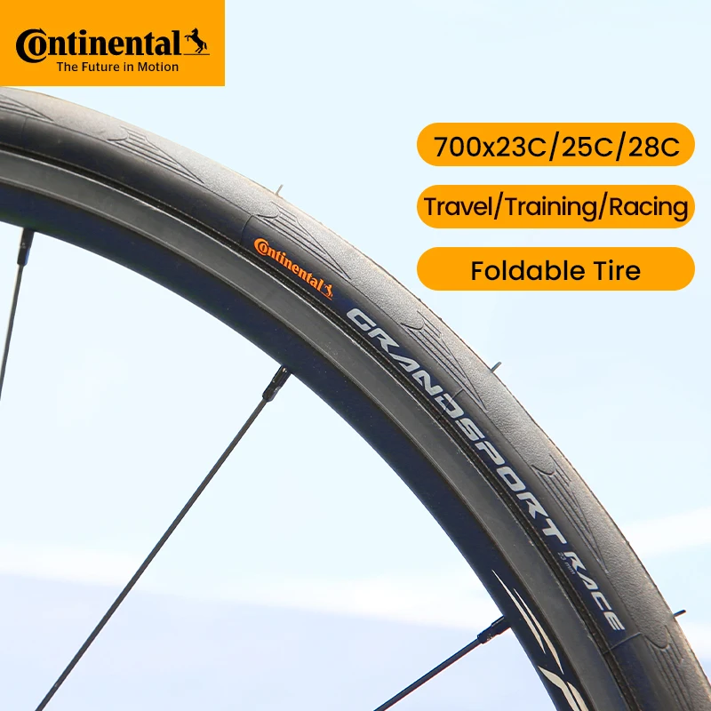 Continental Road Tire ULTRA Sport III & GRAND Sport Race & GP5000 700× 23C /25C/28C Road Bicycle Clincher Foldable Gravel Tire