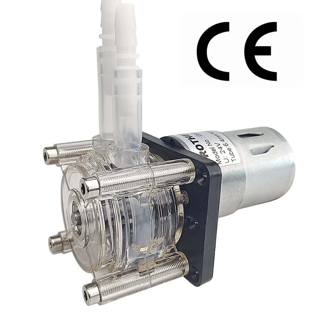 

Peristaltic Pump DC 12V/24V 500ml/min Dosing Pump For Vacuum Aquarium Lab Analytical