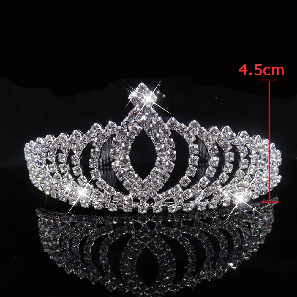 Princess Bridal Crystal Tiaras & Crowns Headband Combs Women Girls Pageant Prom Wedding Party Accessiories Fashion Hair Jewelry