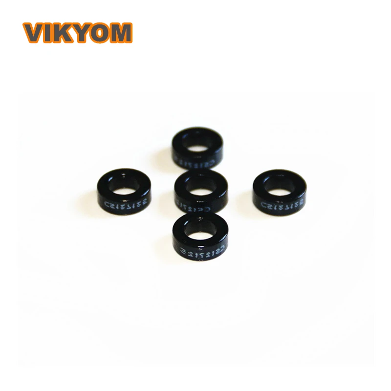 CS127125 50PCS Sendust MagneticFerrite Core Ring Soft Magnetic Toroid Core Inductor Black