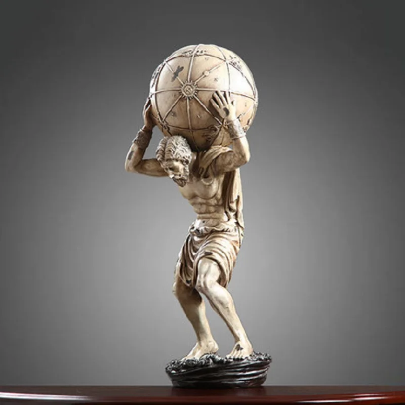 

American European living room figure sculpture ornament Challenger wine cabinet office model room decoration