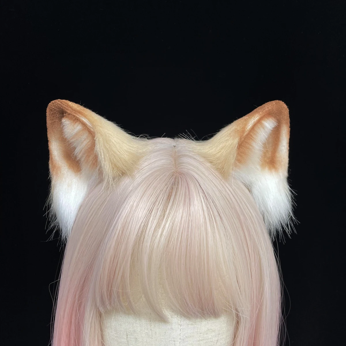 Halloween Handmade Girl Hair Band Kitten Cute Simulation Animal Ear Hand Made Cat Ear KC Hair Band Lolita Hair Ornament Cosplay