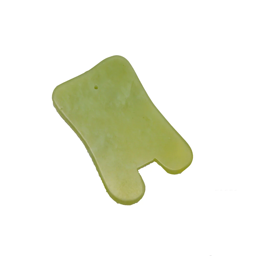 

Light Green Xiuyan Jade Gua Sha Acupoint Massage