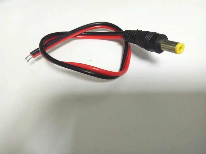 Imagem -02 - Cftv Macho Led 100 Peças 5.5 mm x 2.1 mm Conector de Tomada de Alimentação dc Novo