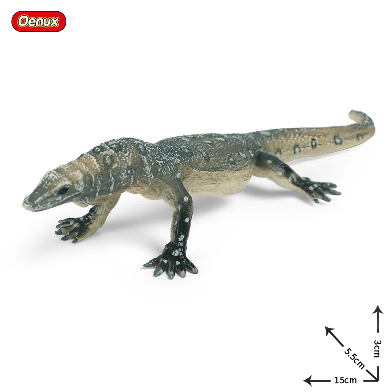 Oenux figuras de ação, animais selvagens, lagarto, cobra, aves, pvc sólido, alta qualidade, brinquedo fofo para crianças, presente