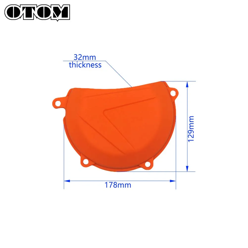 

OTOM Motocross Clutch Cover Plastic Protective Guard For KTM XCF SXF EXC XCW 2013-2016 HUSQVARNA FC FS FE 450 500 501 2014-2016