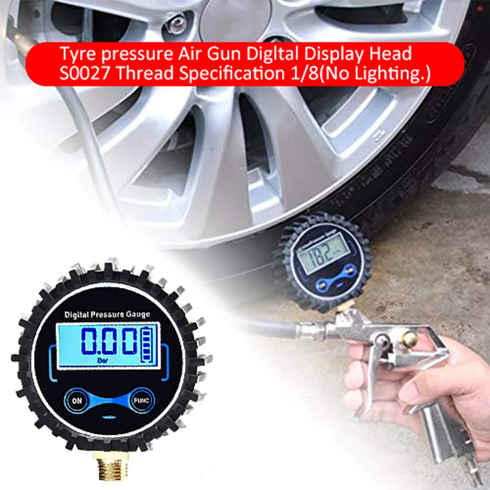 

Digital Tire Pressure Gauge Car Bike Motorcycle Tyre Tester Air PSI Meter 1/8NPT