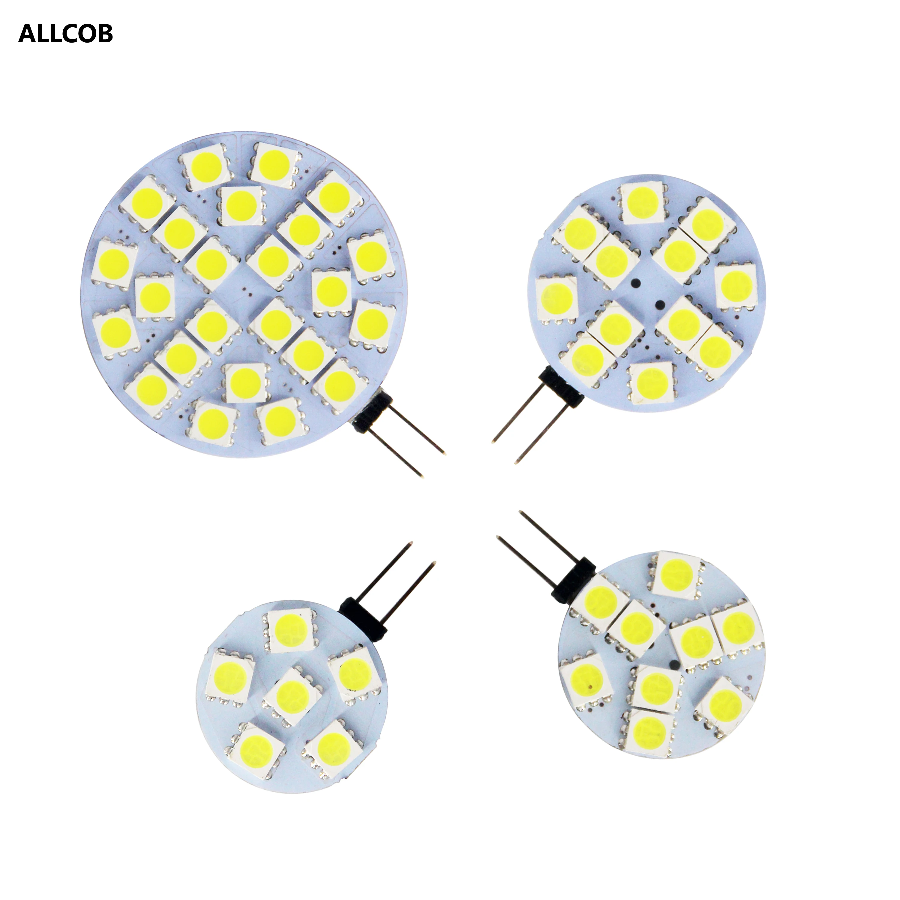 

LED Lamp Bulb G4 180 Degree DC12V 5050 SMD 4.8W 2.4W 1.8W 1.2W Warm cold white Light Replace Halogen Lamp