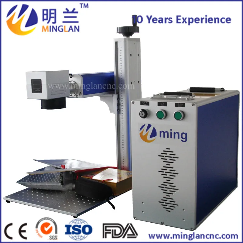 

1064nm 30W deep engraving sign engraving metal oil paint coating surface laser marking machines