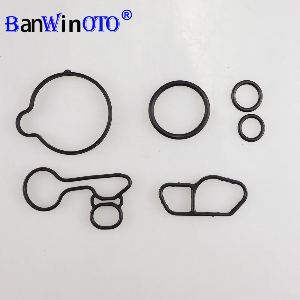 1 Set Engine Oil Cooler Repair Kits Gaskets For Opel Astra J Chevrolet Cruze Sonic Trax Encore 55565385 55568539 55566784 XLB002