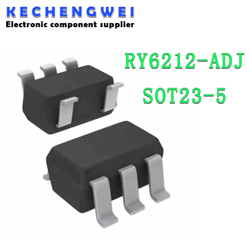 20PCS RY6212-ADJ SOT23-5 silk screen LV2X RYCHIP core source DC-DC synchronous step-down chip