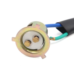 Motoforti -Motorrad -Leuchtturmadapter, 1 Stück, 2 Stücke, 5 Stücke, Metall, 3 Drähte, Lampenhalter, Motorradadapter 8 Hauptverkaufsarmbänder Selenit und Turmalin - №3