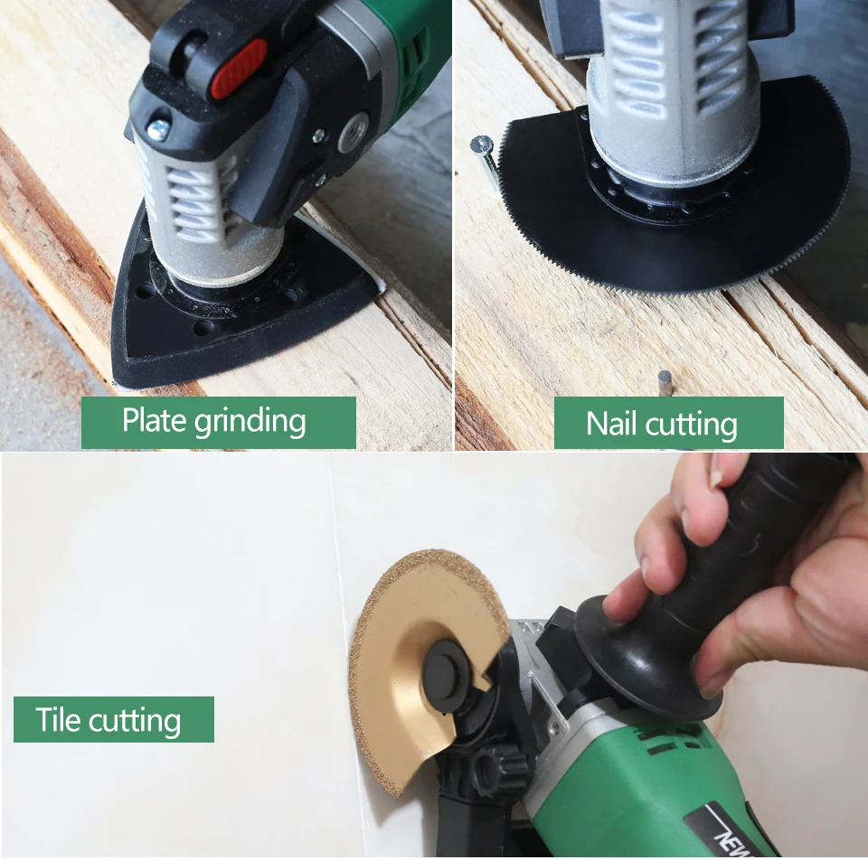 NEWONE Multi-Function tool 350W Quick Release Oscillating Tool Electric Trimmer Quick-change Tool Renovator Blades Wood-cutting