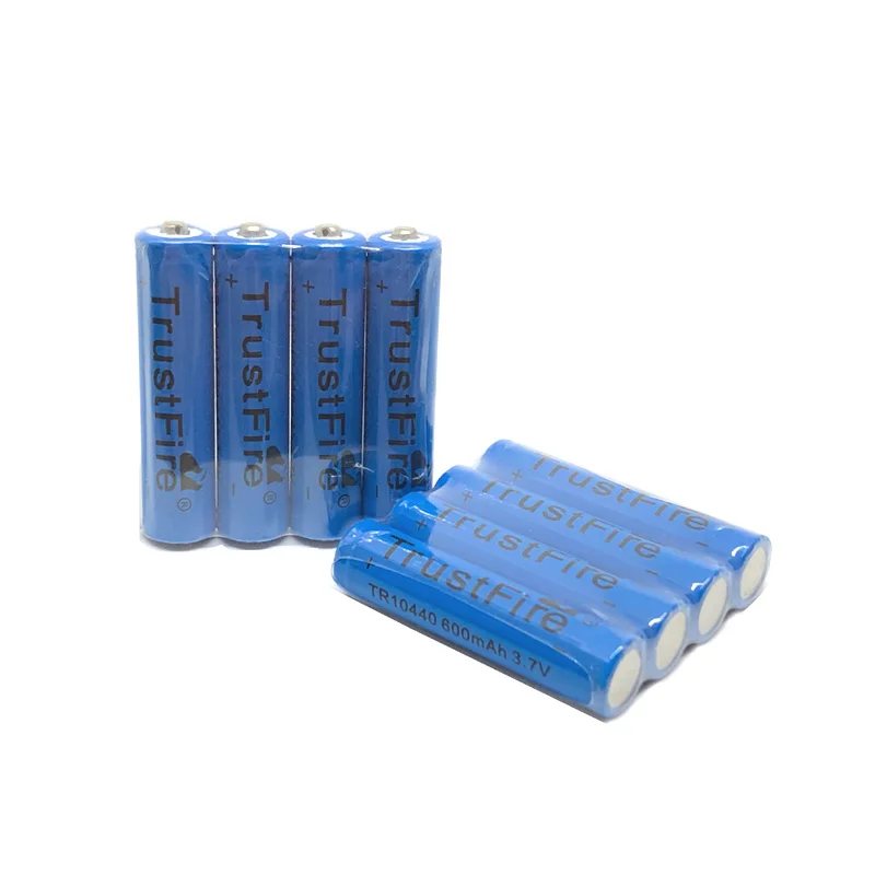 

TrustFire AAA TR10440 Li-ion Rechargeable Battery 3.7V 10440 600mAh Lithium Batteries For LED Flashlights Torch