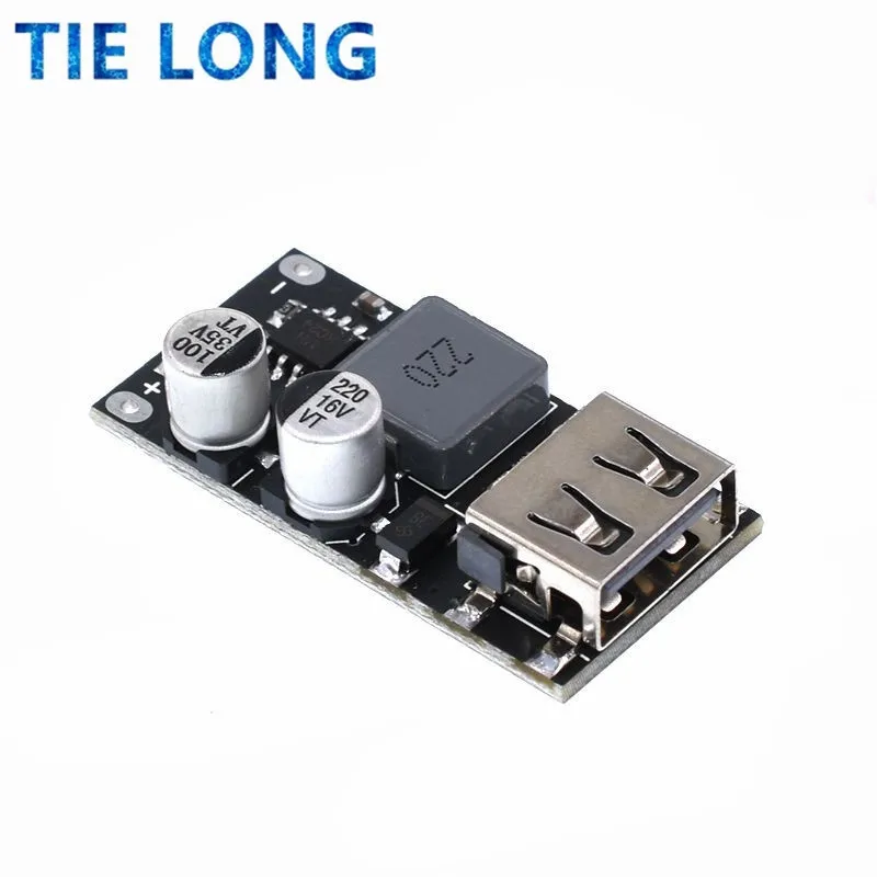 USB QC3.0 QC2.0 USB DC-DC Buck Converter Charging Step Down Module 6-32V 9V 12V 24V to Fast Quick Charger Circuit Board 5V