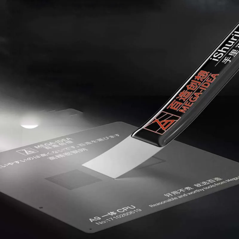 Паяльная паста Qianli iShuriken t0,2 мм, оловянный нож, износостойкий плоский скошенный рот для iPhone, инструменты для ремонта оловянной сетки