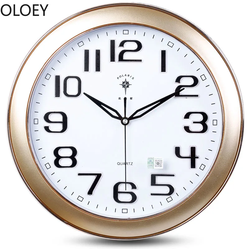 Large Wall Clock Modern Design Clocks for Home Decor White Wall Clock Wall Clock Modern Design Digital Table Saat Europe Simple